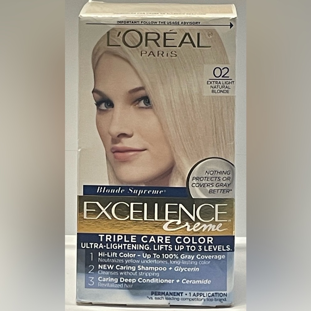 ✴️2/$15✴️ L'Oreal Excellence Creme Hair Color - #02 Extra Light Natural Blonde